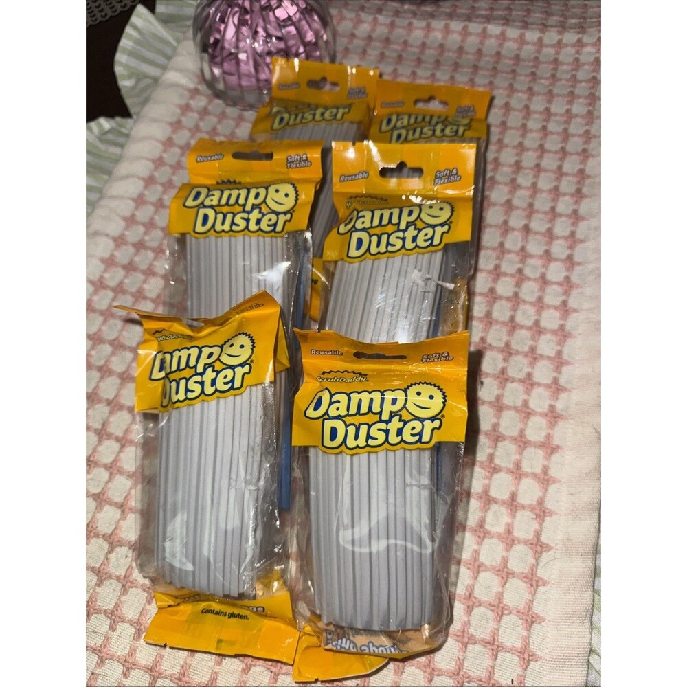 Damp Duster Scrub Daddy (Grey) *NEW SEALED IN PACKAGE! x6